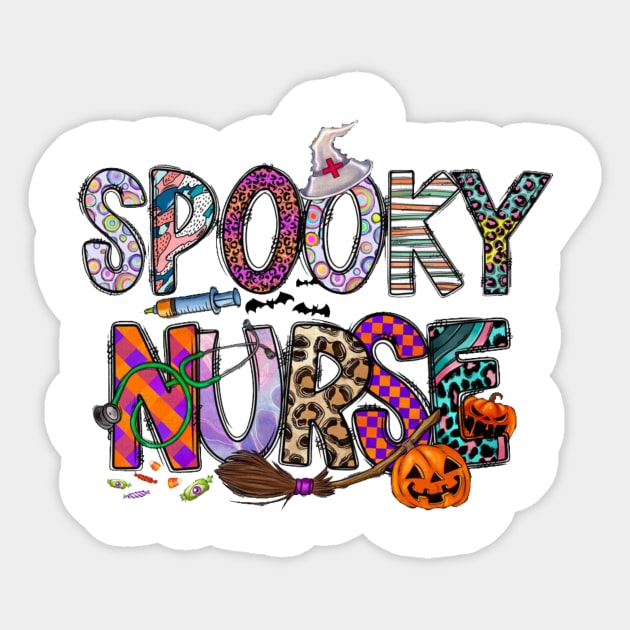 Spooky nurse Sticker by Hanadrawing